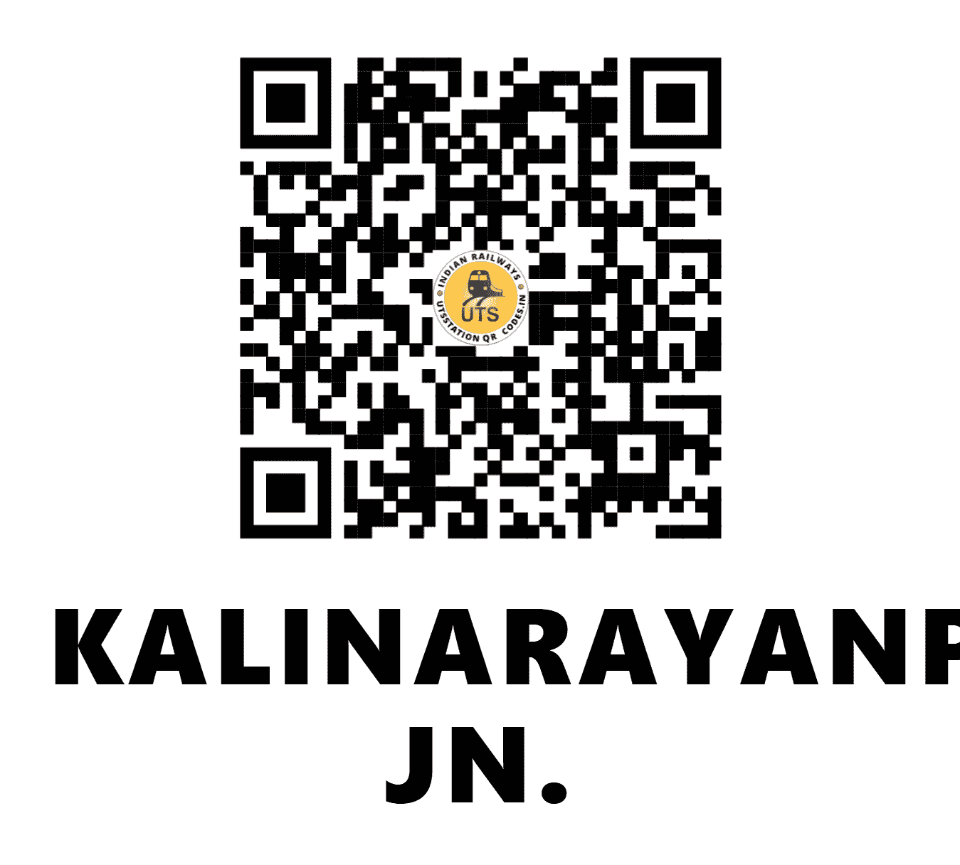 UTS QR Code for KALINARAYANPUR JN. - KLNP (ER - WEST BENGAL)